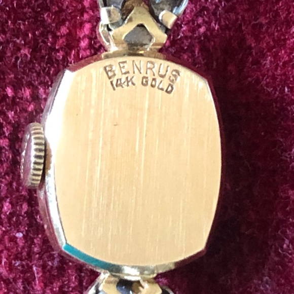 Vintage 14 k,Benrus ladies watch main image 8